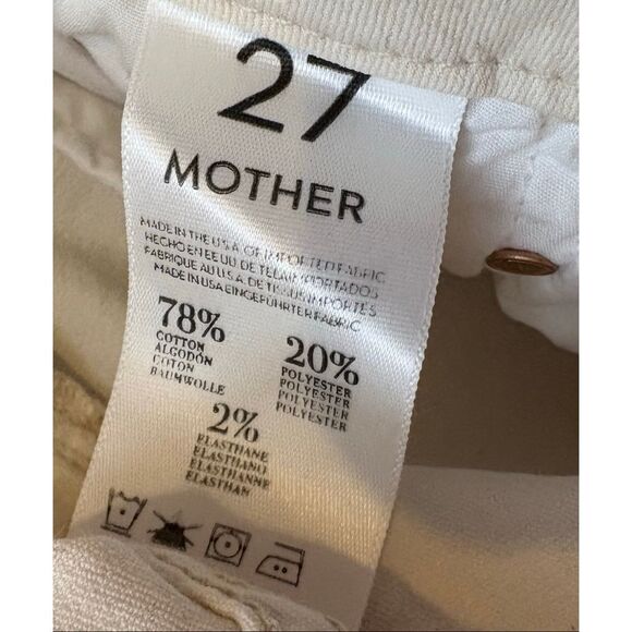 Mother bump in the night off white denim jeans size 27 - Picture 11 of 11